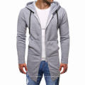 2021 Oversized Autumn And Winter Large Size Loose New Men's Solid Color Long Plus-Size Hoodies